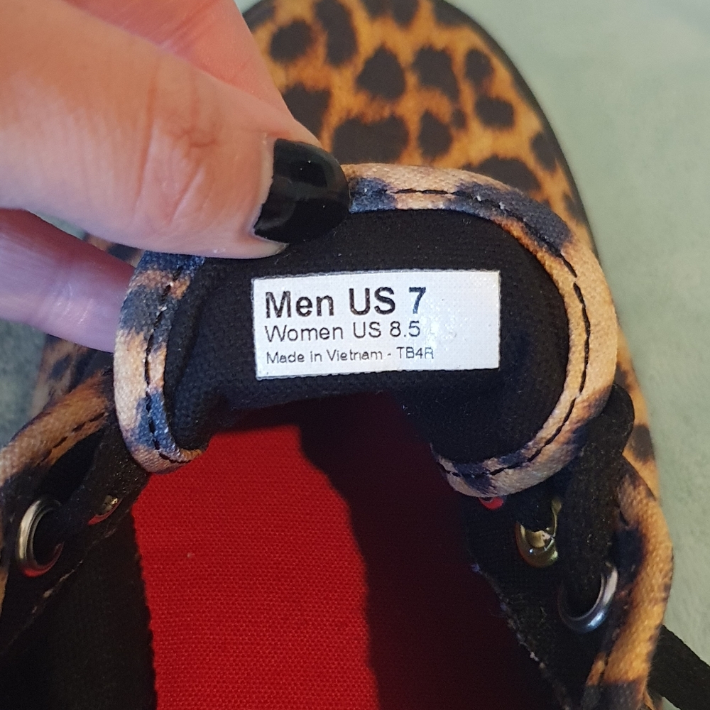 Leopard Print Vans - Picture 2 of 4